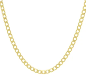 9ct Yellow Gold Curb Chain 20″ 5mm