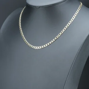 9ct Yellow Gold Curb Chain 20″ 5mm