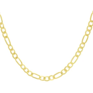 9ct Yellow Gold Figaro Chain 22″ 6mm