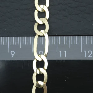 9ct Yellow Gold Figaro Chain 22″ 6mm