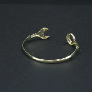 9ct Yellow Gold Children’s Gemstone Spanner Bangle