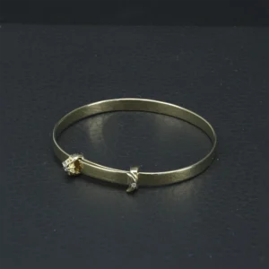9ct Yellow Gold Diamond Children’s Expandable Bangle