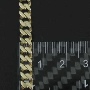 14ct Yellow Gold Cuban Bracelet 7.5″ 5mm