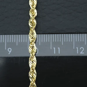 18ct Yellow Gold Rope Chain 20″ 3.5mm