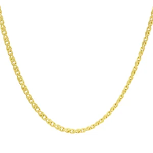 18ct Yellow Gold Fancy Link Chain 23.5″ 4mm