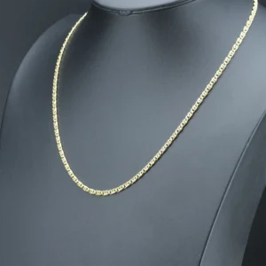18ct Yellow Gold Fancy Link Chain 23.5″ 4mm