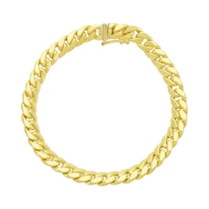 18ct Yellow Gold Cuban Bracelet 7.5″ 6.5mm