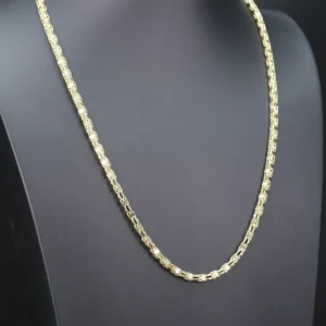 9ct Yellow Gold Cage Chain 28″ 4.5mm