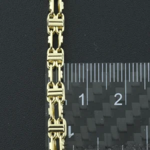 9ct Yellow Gold Cage Chain 28″ 4.5mm