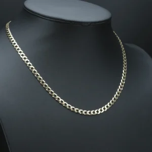 9ct Yellow Gold Curb Chain 21″ 5.5mm