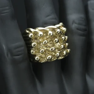9ct Yellow Gold Keeper Ring