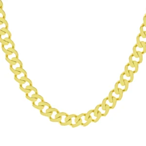 9ct Yellow Gold Cuban Chain 29″ 7mm