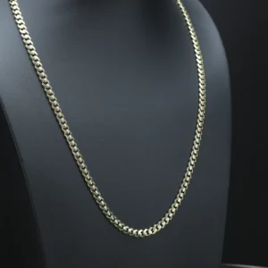 9ct Yellow Gold Cuban Chain 29″ 7mm