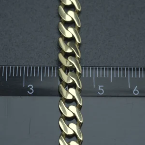 9ct Yellow Gold Cuban Chain 29″ 7mm