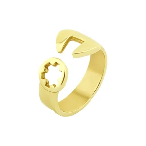 9ct Yellow Gold Spanner ring
