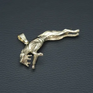 9ct Yellow Gold Greyhound Pendant