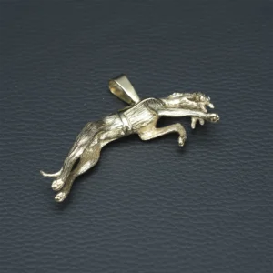 9ct Yellow Gold Greyhound Pendant