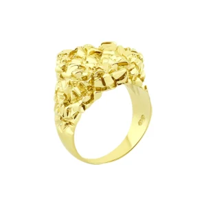 9ct Yellow Gold Nugget Ring