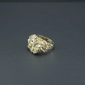 9ct Yellow Gold Nugget Ring