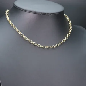 9ct Yellow Gold Belcher Chain 18.5″ 6mm