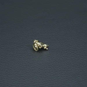 9ct Yellow Gold Bulldog Pendant
