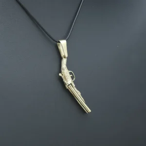9ct Yellow Gold Shotgun Pendant