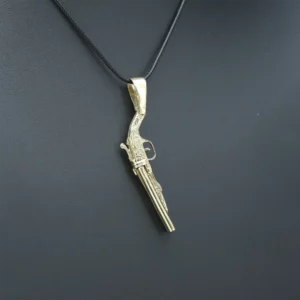 9ct Yellow Gold Shotgun Pendant