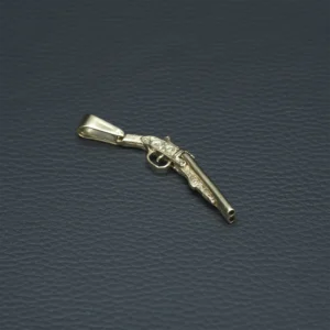 9ct Yellow Gold Shotgun Pendant