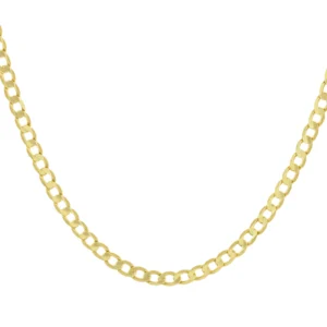 9ct Yellow Gold Curb Chain 21″ 5mm