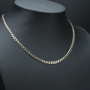 9ct Yellow Gold Curb Chain 21″ 5mm