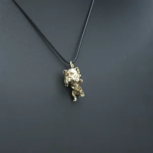 9ct Yellow Gold Bulldog Pendant