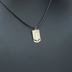 9ct Yellow Gold Football Pendant