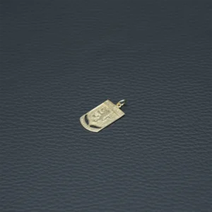 9ct Yellow Gold Football Pendant