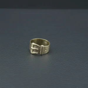 9ct Yellow Gold Buckle Ring