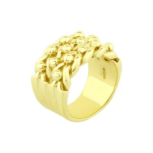 9ct Yellow Gold Keeper Ring