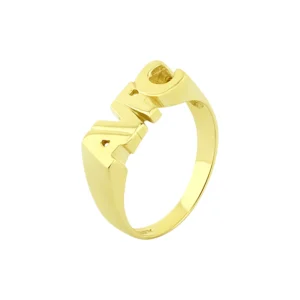 9ct Yellow Gold Football Ring