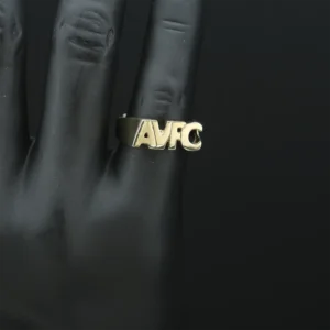 9ct Yellow Gold Football Ring