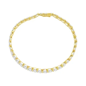 9ct Yellow Gold 0.80ct Diamond Bracelet