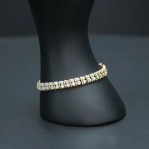 9ct Yellow Gold 0.80ct Diamond Bracelet