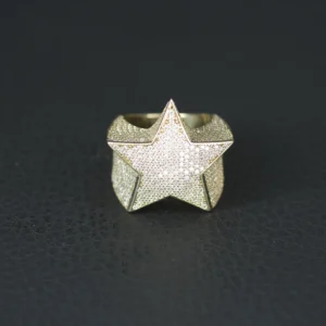 9ct Yellow Gold Gemstone Star Ring