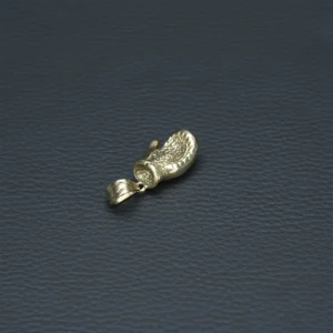 9ct Yellow Gold Gemstone Boxing Glove Pendant