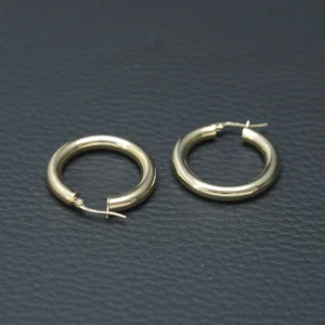 9ct Yellow Gold Hoop Earrings