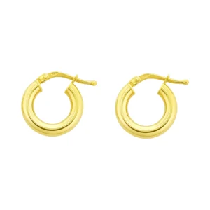 9ct Yellow Gold Hoop Earrings