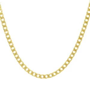 9ct Yellow Gold Curb Chain 18.5″ 5mm