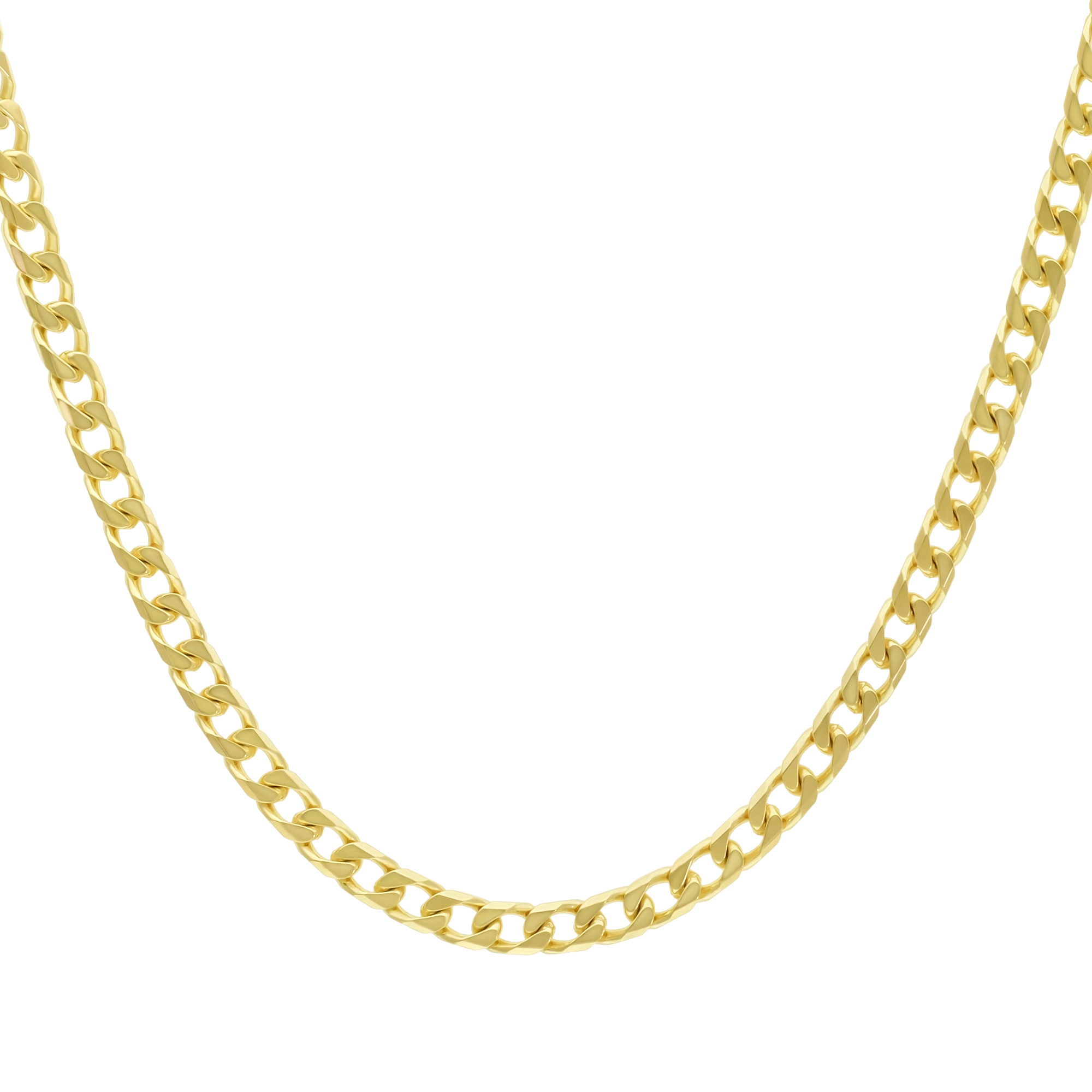 9ct Yellow Gold Curb Chain 18.5″ 5mm