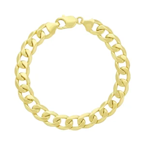 9ct Yellow Gold Curb Bracelet 8.5″ 10mm
