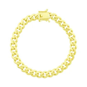 9ct Yellow Gold Cuban Bracelet 7.5″ 7.5mm