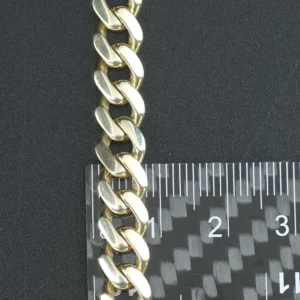 9ct Yellow Gold Cuban Bracelet 7.5″ 7.5mm