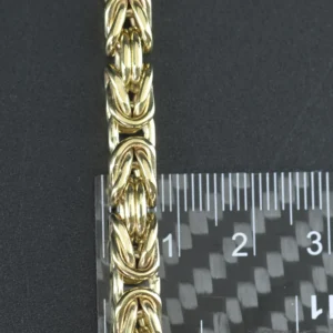 9ct Yellow Gold King Bracelet 8.5″ 6.5mm