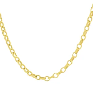 9ct Yellow Gold Belcher Chain 20.5″ 6mm
